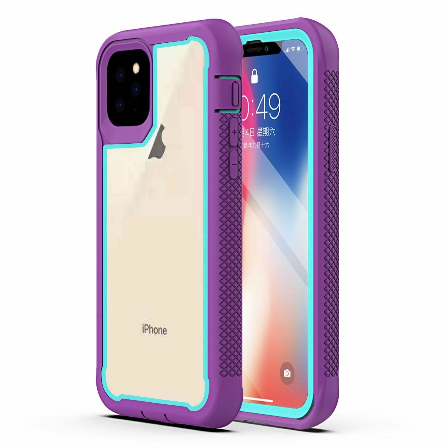 Rugged Armor Case Hybrid Clear Shockproof Cover For iPhone 11 pro max - carolay.co