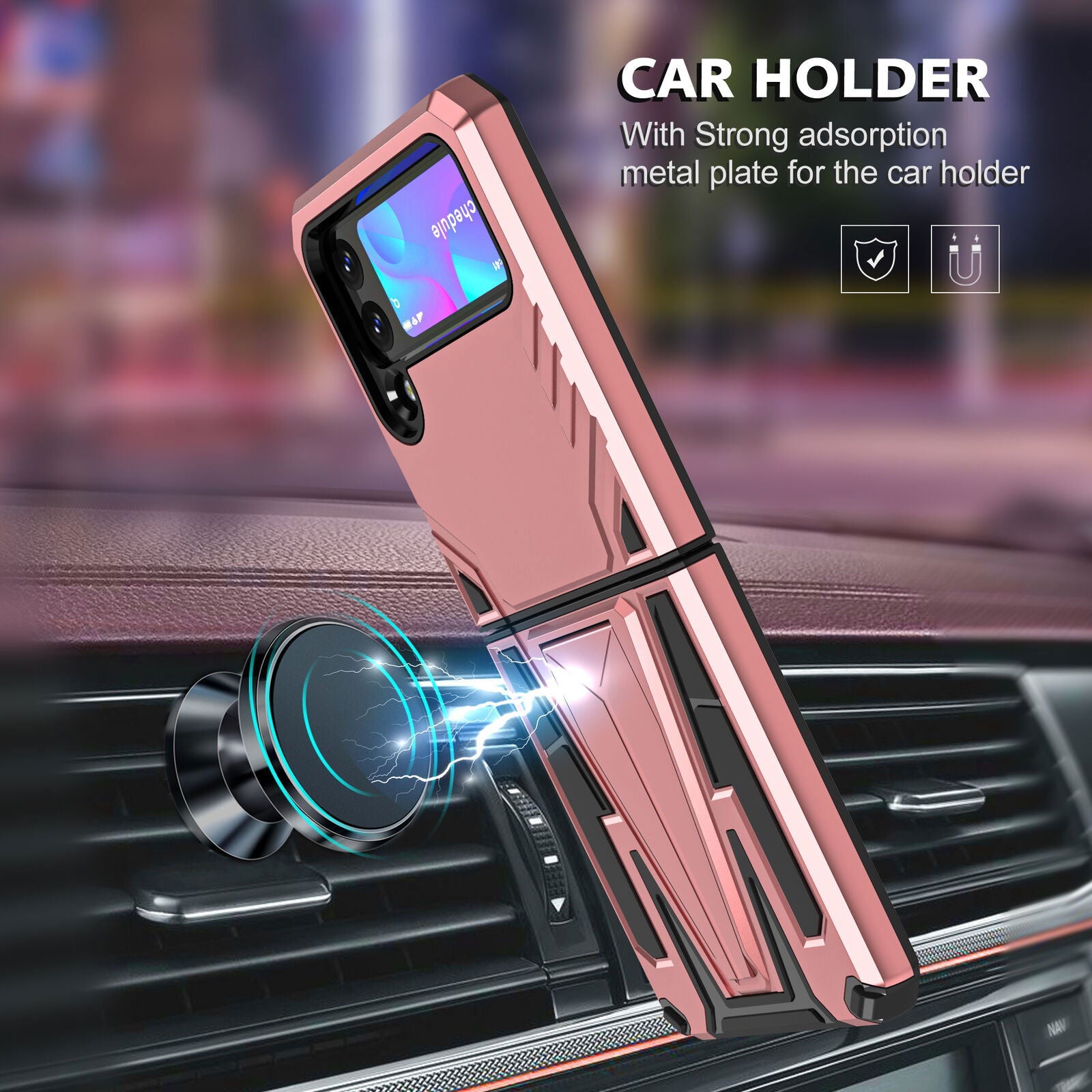 Rugged Shockproof Armor Case Samsung Z Flip 3 5G - carolay.co