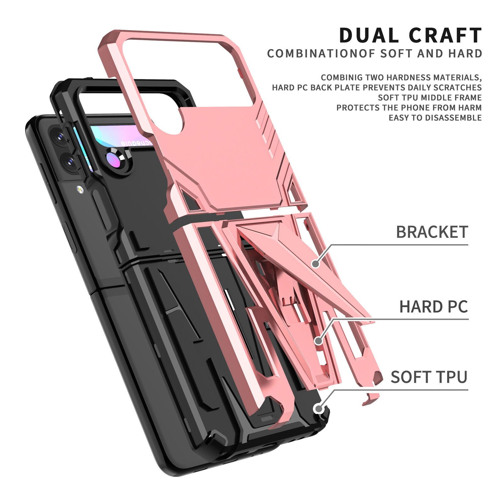 Rugged Shockproof Armor Case Samsung Z Flip 3 5G - carolay.co