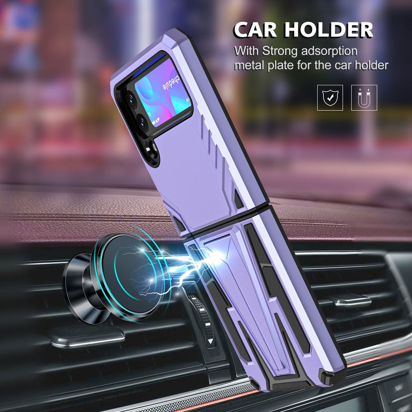 Rugged Shockproof Armor Case Samsung Z Flip 3 5G - carolay.co