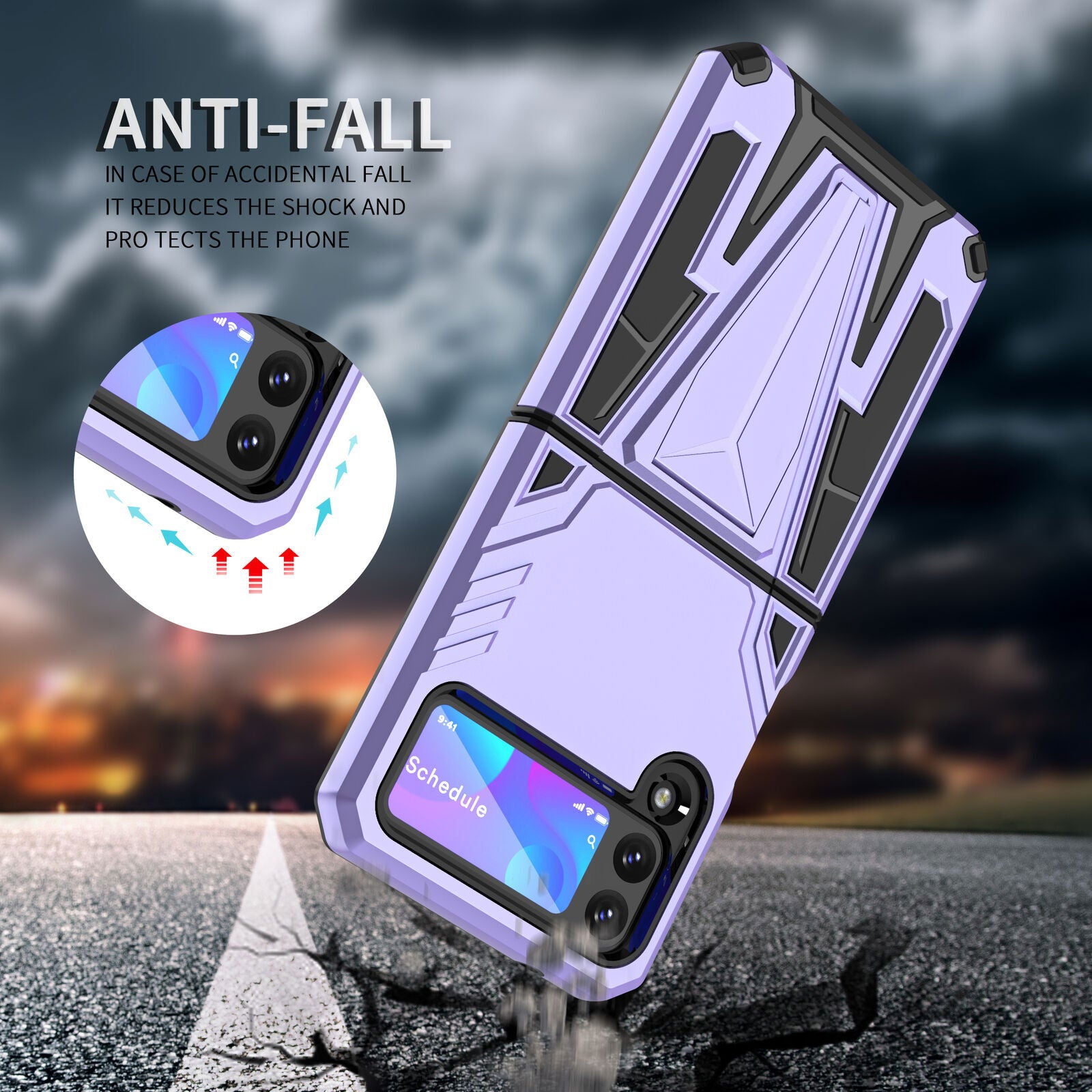 Rugged Shockproof Armor Case Samsung Z Flip 3 5G - carolay.co