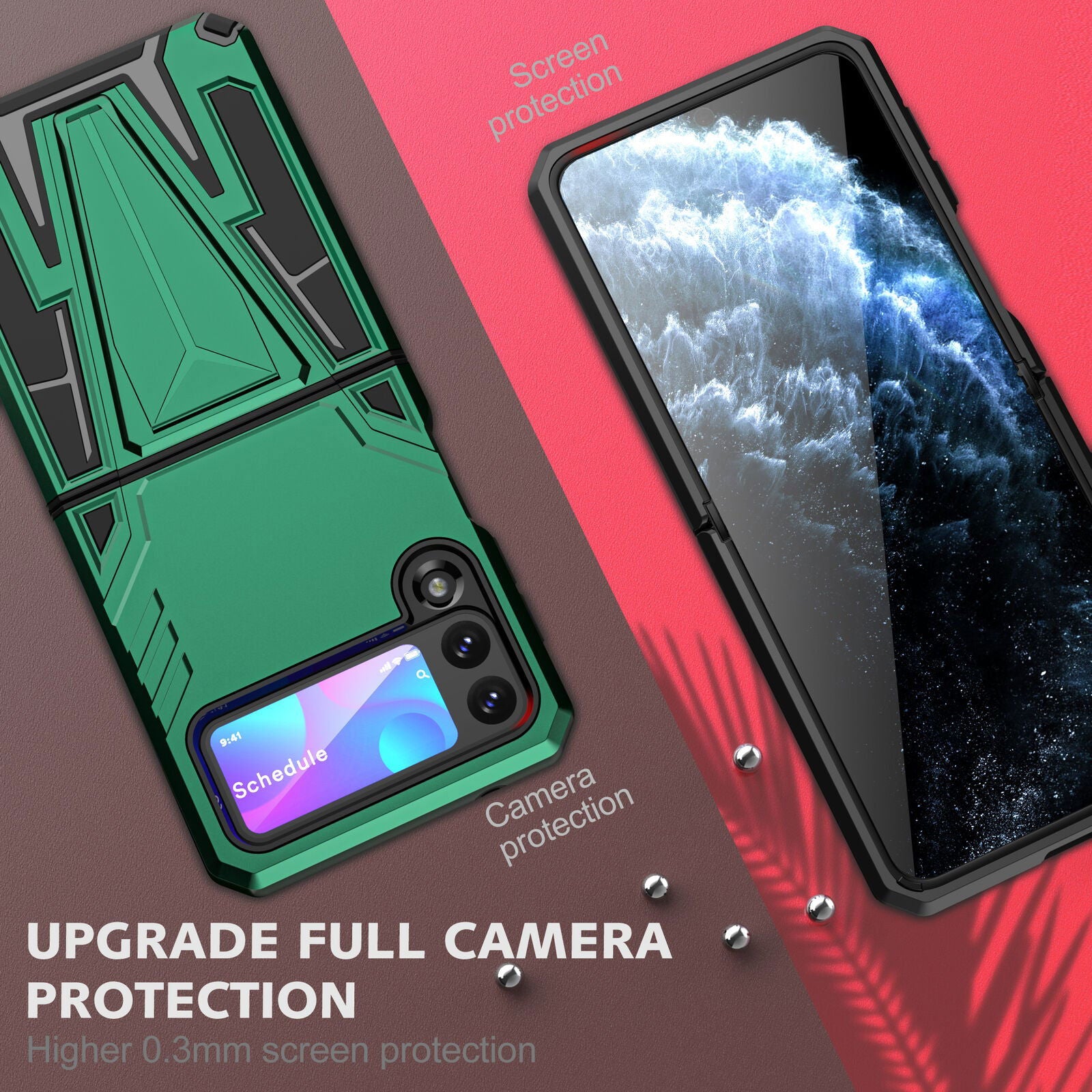 Rugged Shockproof Armor Case Samsung Z Flip 3 5G - carolay.co