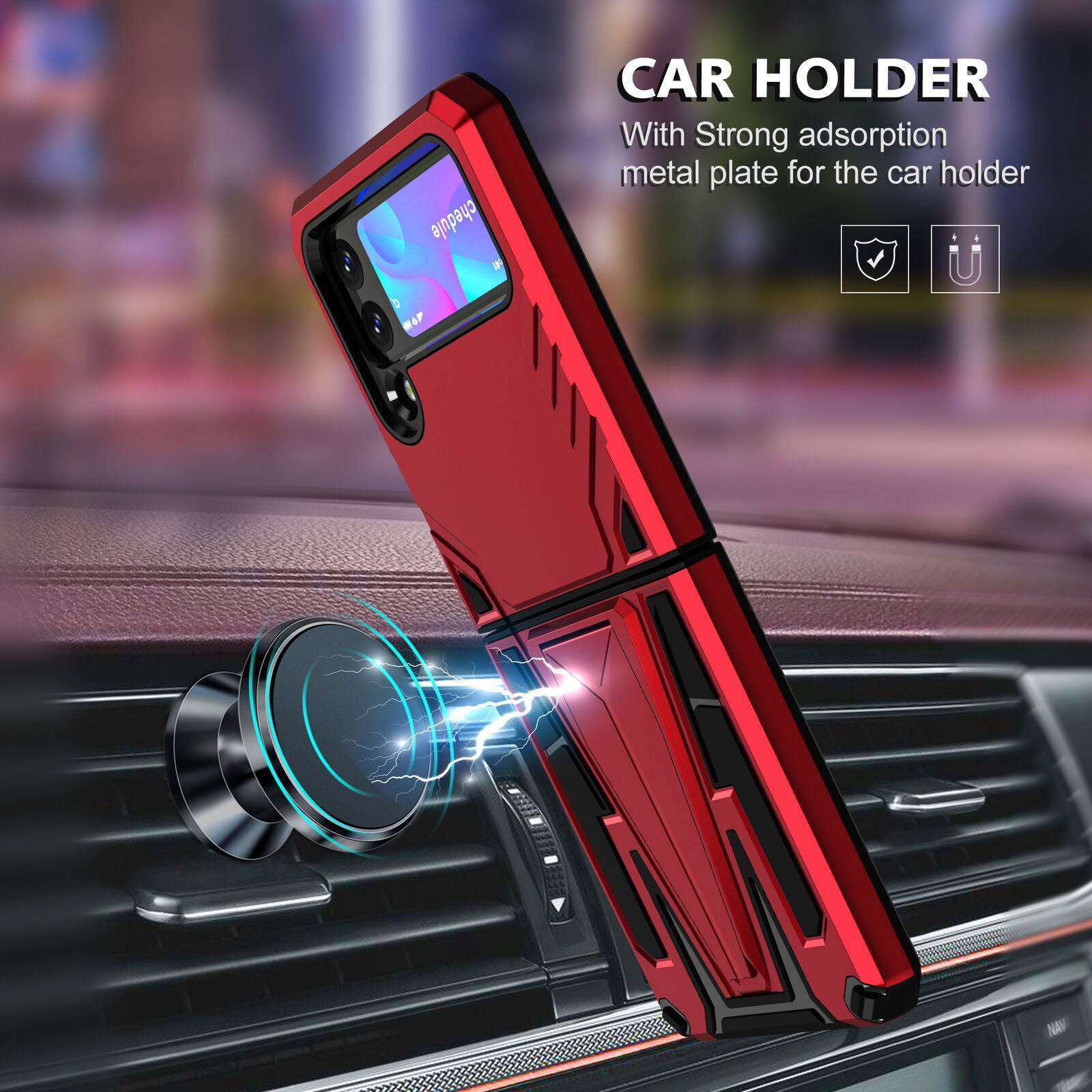 Rugged Shockproof Armor Case Samsung Z Flip 3 5G - carolay.co
