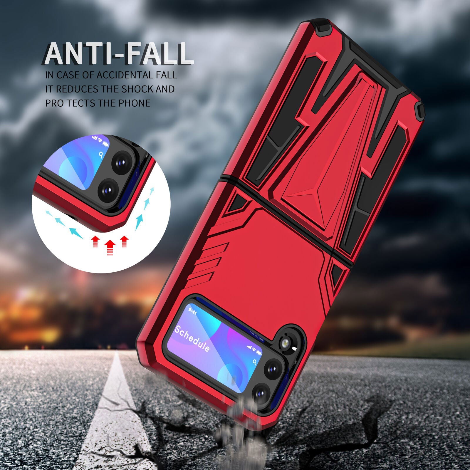 Rugged Shockproof Armor Case Samsung Z Flip 3 5G - carolay.co
