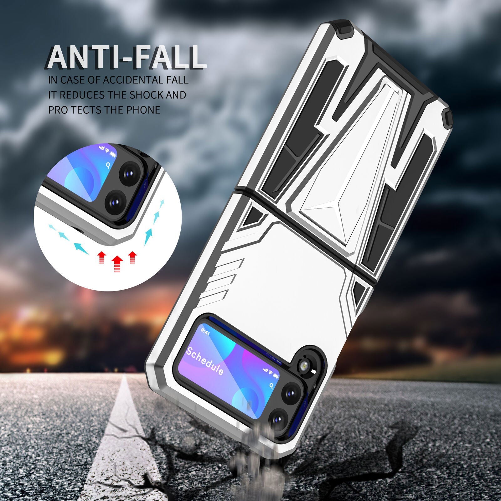 Rugged Shockproof Armor Case Samsung Z Flip 3 5G - carolay.co