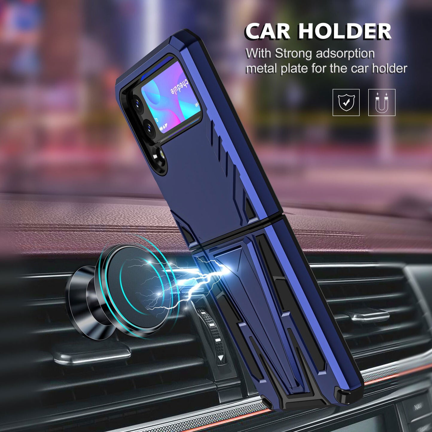 Rugged Shockproof Armor Case Samsung Z Flip 3 5G - carolay.co