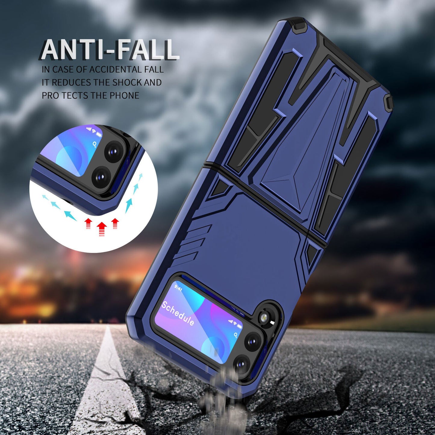 Rugged Shockproof Armor Case Samsung Z Flip 3 5G - carolay.co