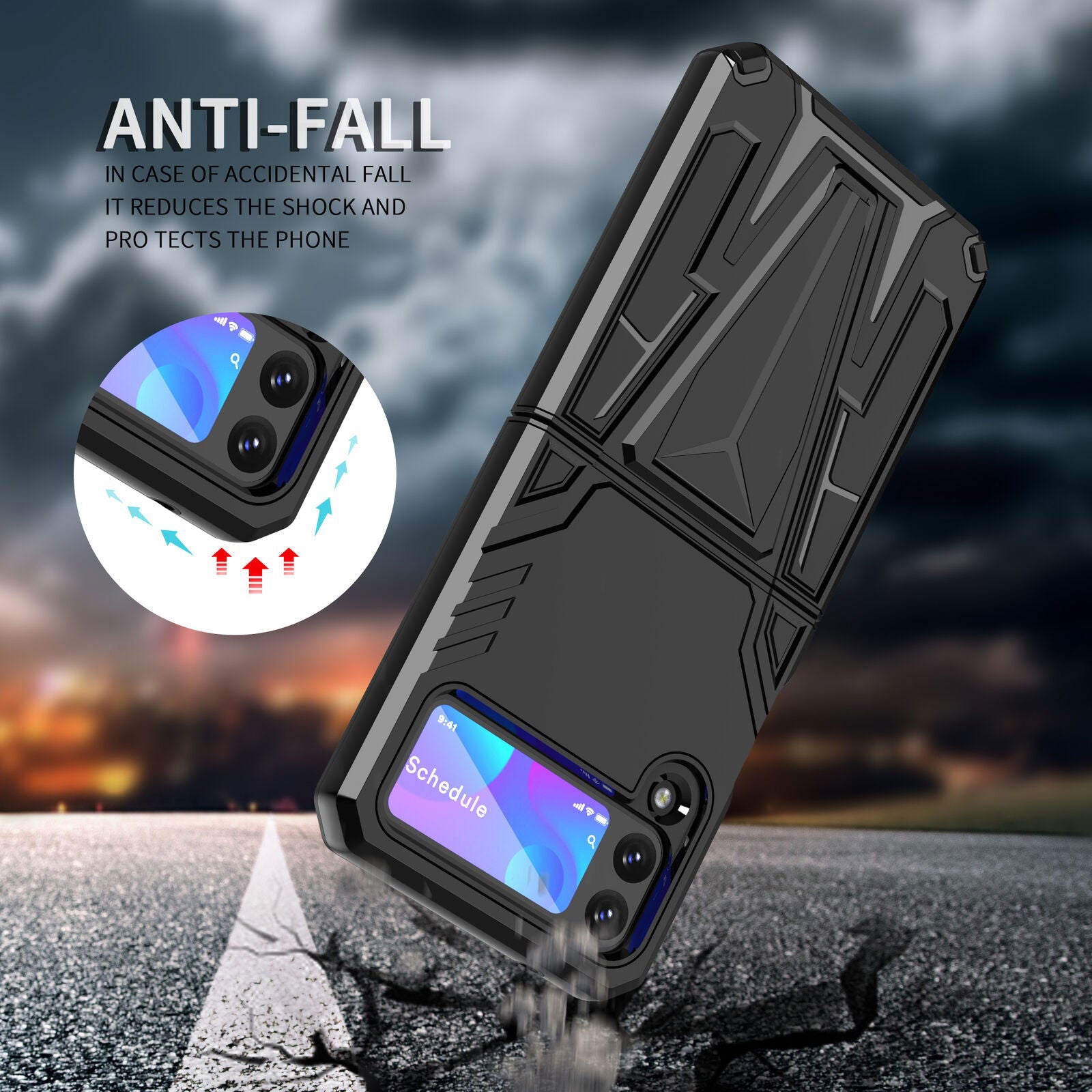 Rugged Shockproof Armor Case Samsung Z Flip 3 5G - carolay.co
