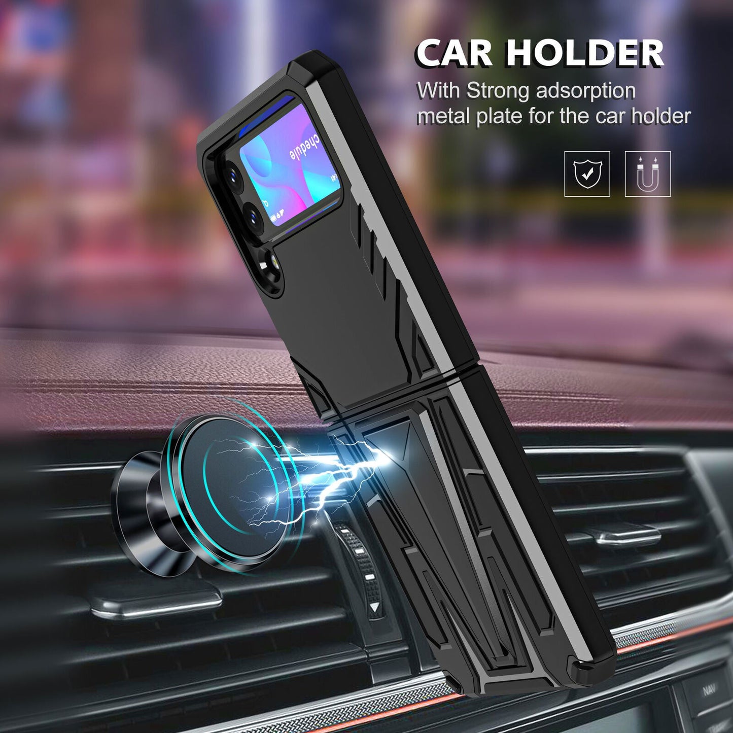 Rugged Shockproof Armor Case Samsung Z Flip 3 5G - carolay.co