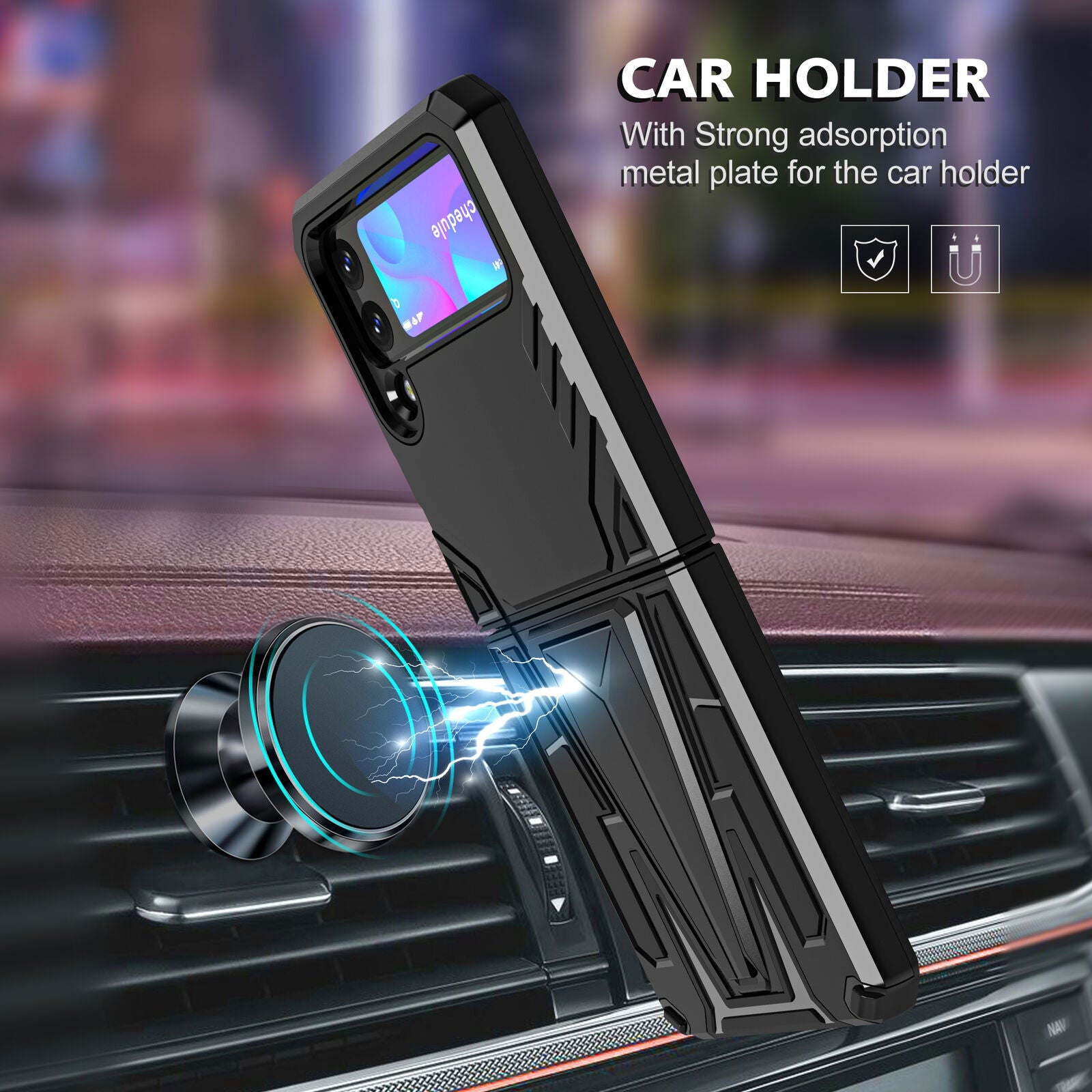 Rugged Shockproof Armor Case Samsung Z Flip 3 5G - carolay.co