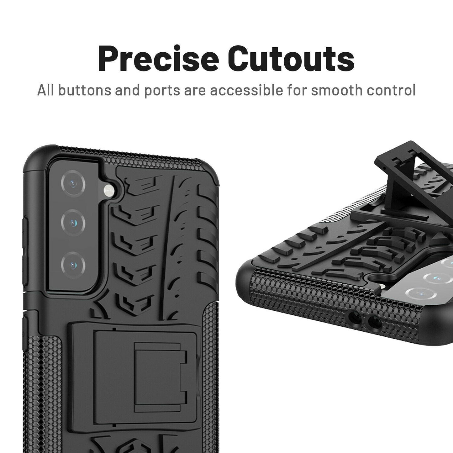 Rugged Shockproof Rubber Case for Samsung Galaxy S21 Plus Ultra - carolay.co