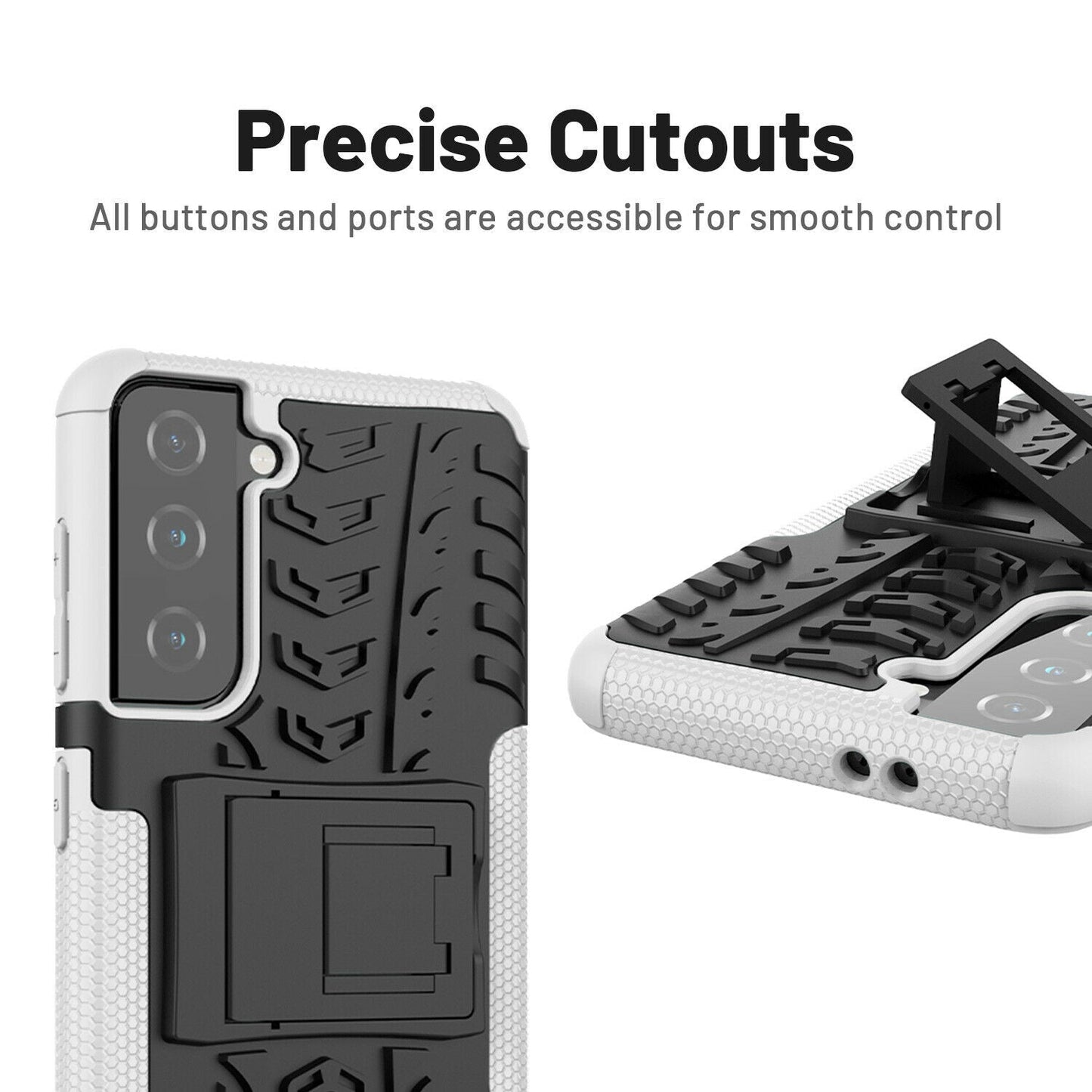 Rugged Shockproof Rubber Case for Samsung Galaxy S21 Plus Ultra - carolay.co