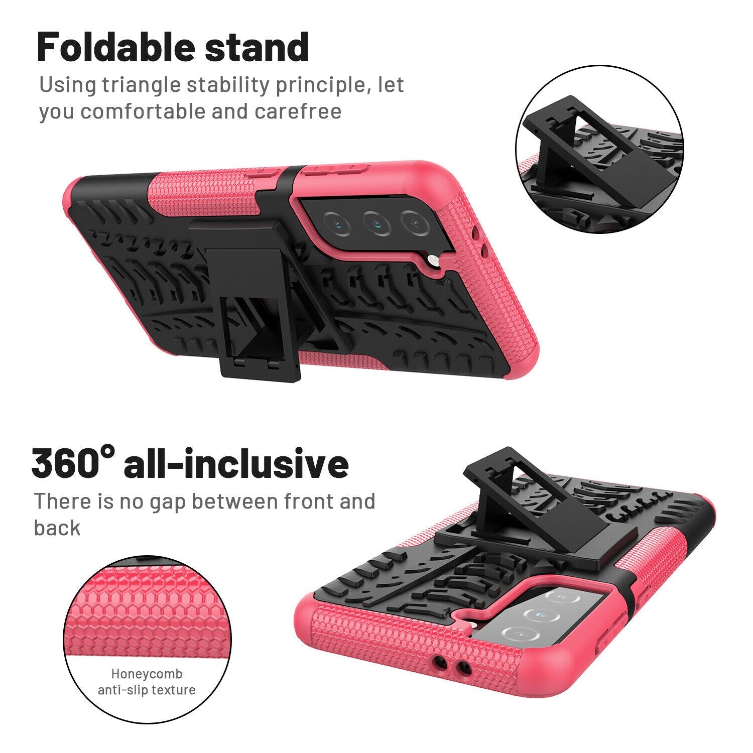 Rugged Shockproof Rubber Case for Samsung Galaxy S21 Plus Ultra - carolay.co
