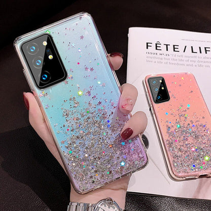 Samsung Galaxy Case Hybrid Glitter Bling - carolay.co
