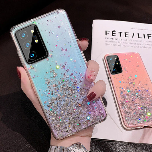 Samsung Galaxy Case Hybrid Glitter Bling - carolay.co