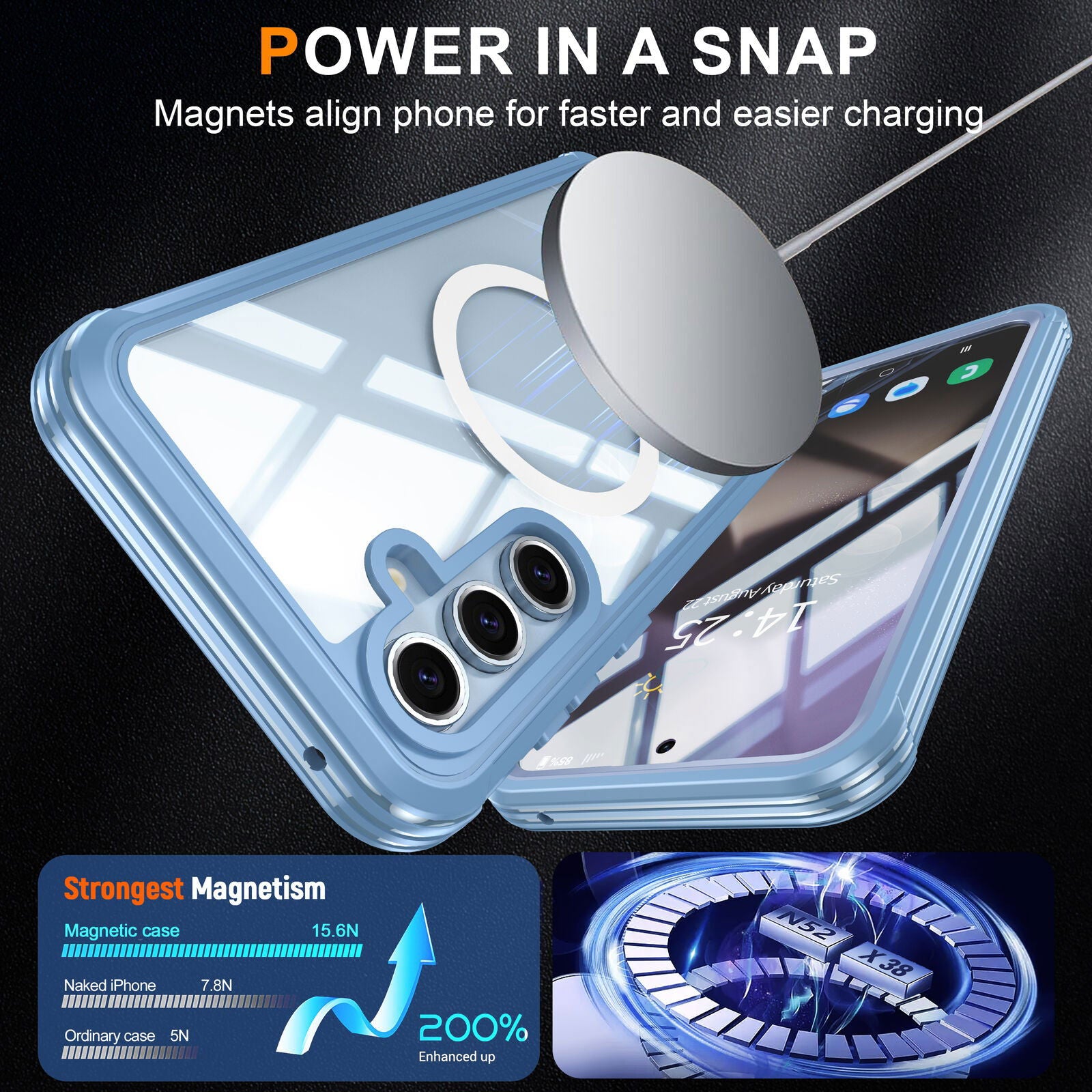 Samsung Galaxy S24 magnetic phone case - carolay.co