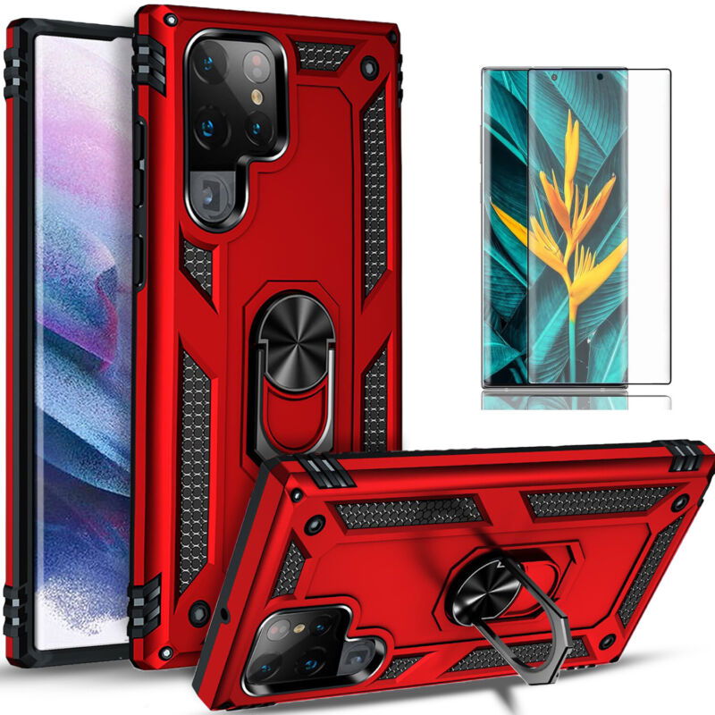 Samsung S23-S22 Case Armor Ring Kickstand - carolay.co
