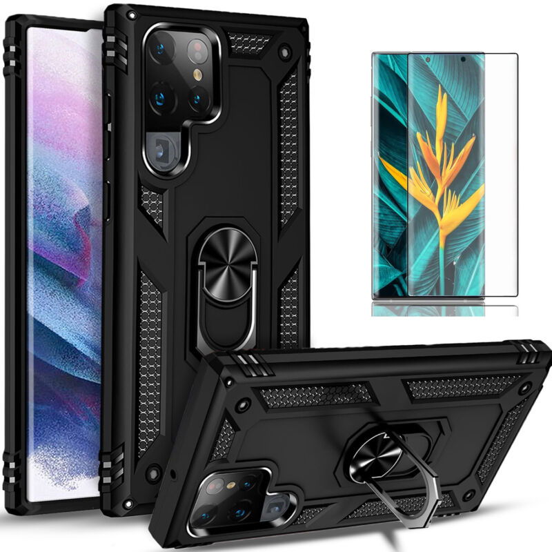 Samsung S23-S22 Case Armor Ring Kickstand - carolay.co
