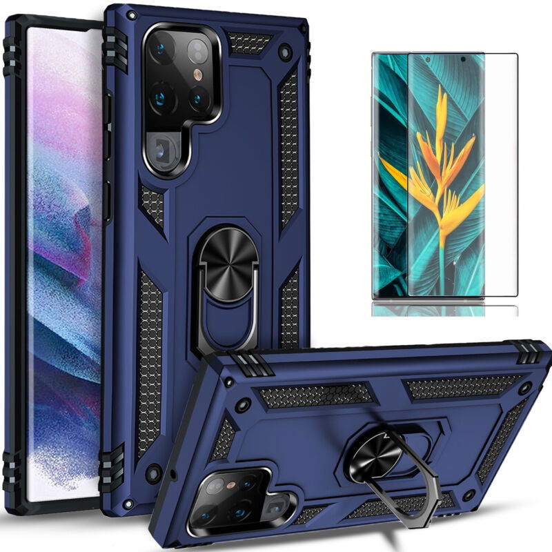 Samsung S23-S22 Case Armor Ring Kickstand - carolay.co