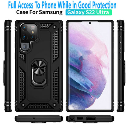 Samsung S23-S22 Case Armor Ring Kickstand - carolay.co