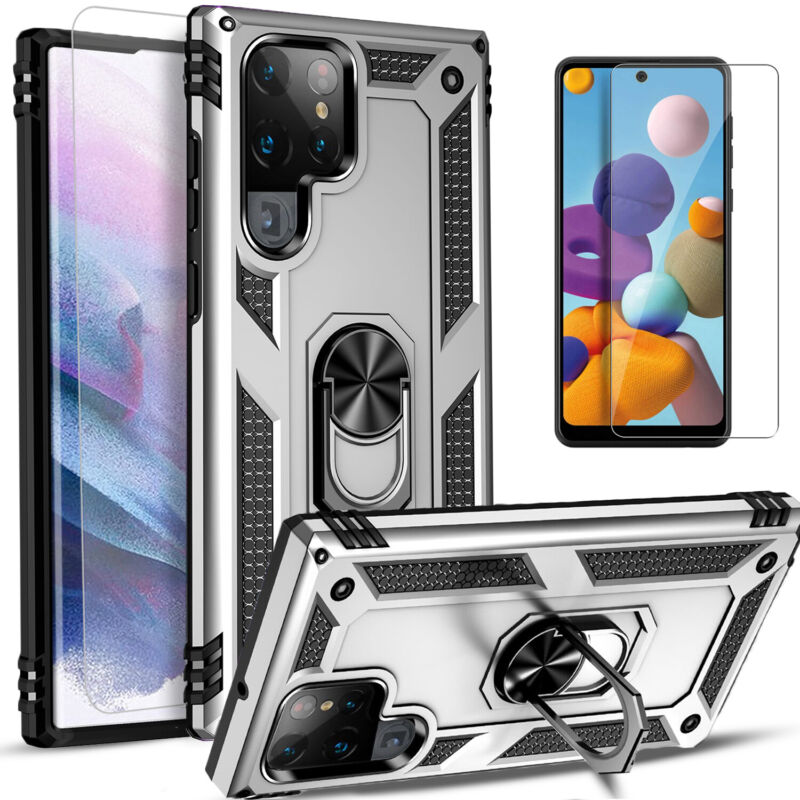 Samsung S23-S22 Case Armor Ring Kickstand - carolay.co