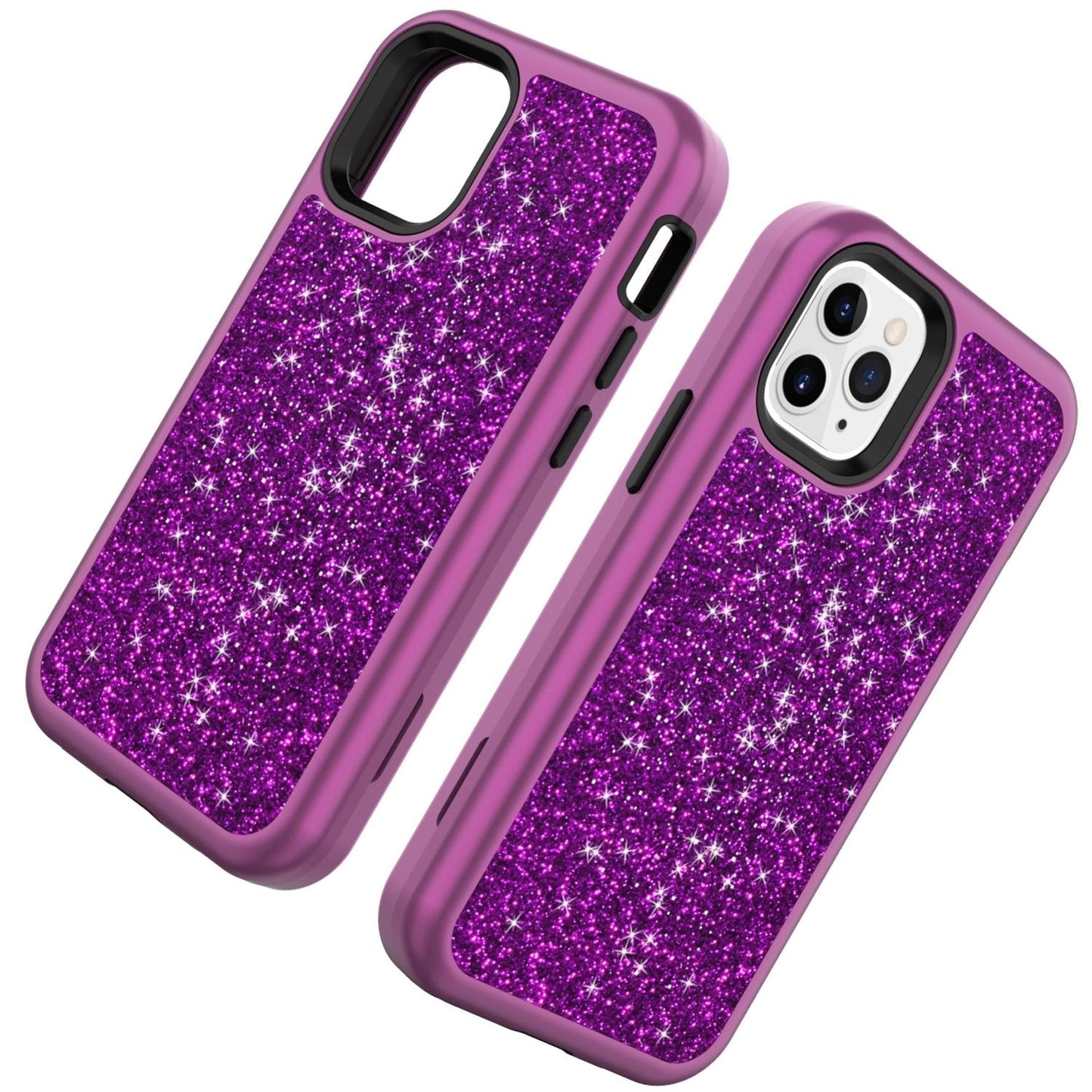 Shockproof Armor Case Bling Glitter Cover Soft Silicon for iPhone - carolay.co