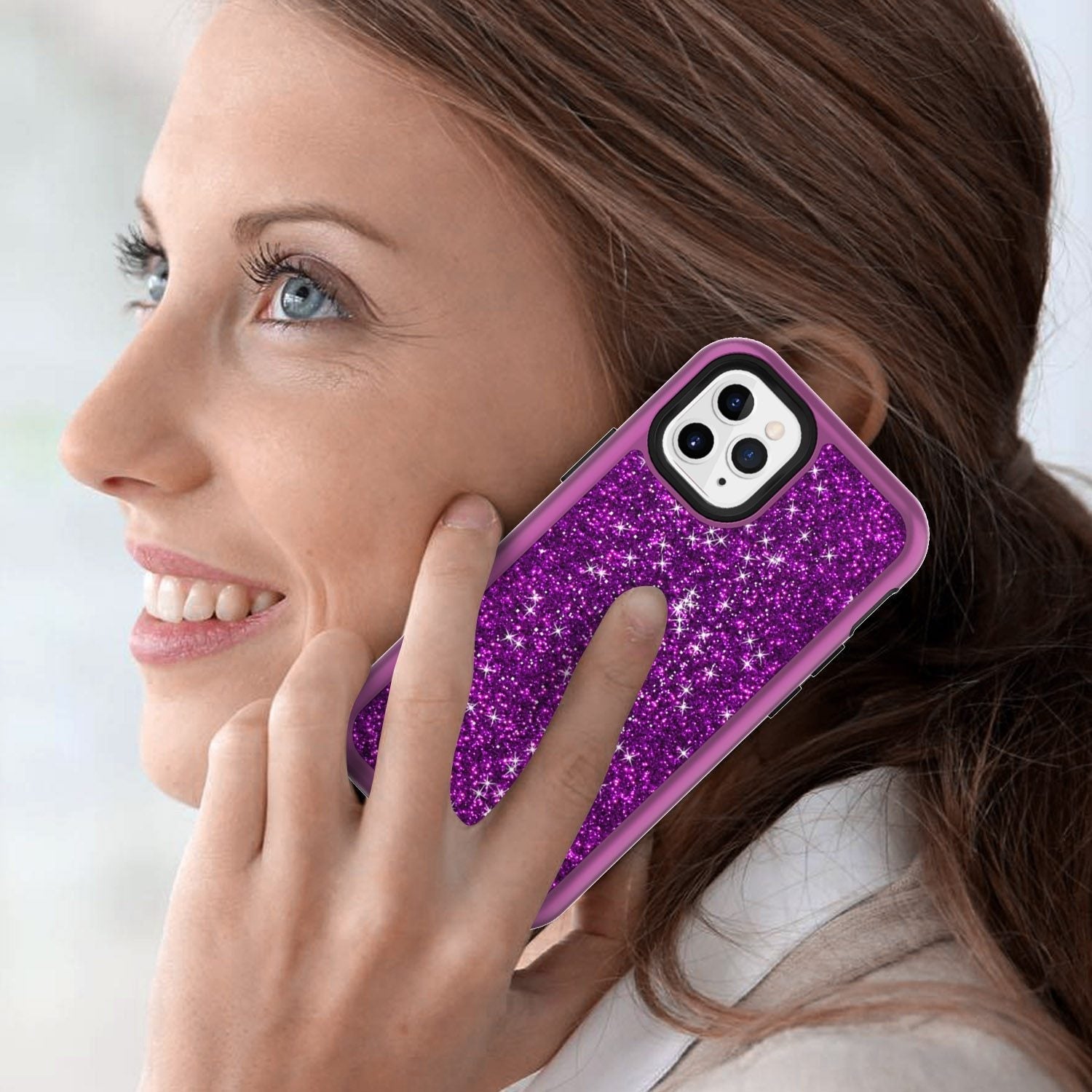 Shockproof Armor Case Bling Glitter Cover Soft Silicon for iPhone - carolay.co