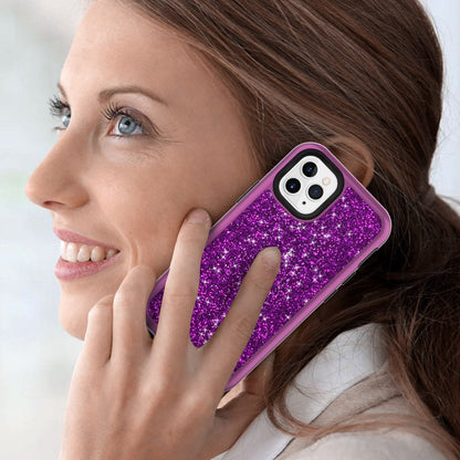 Shockproof Armor Case Bling Glitter Cover Soft Silicon for iPhone - carolay.co