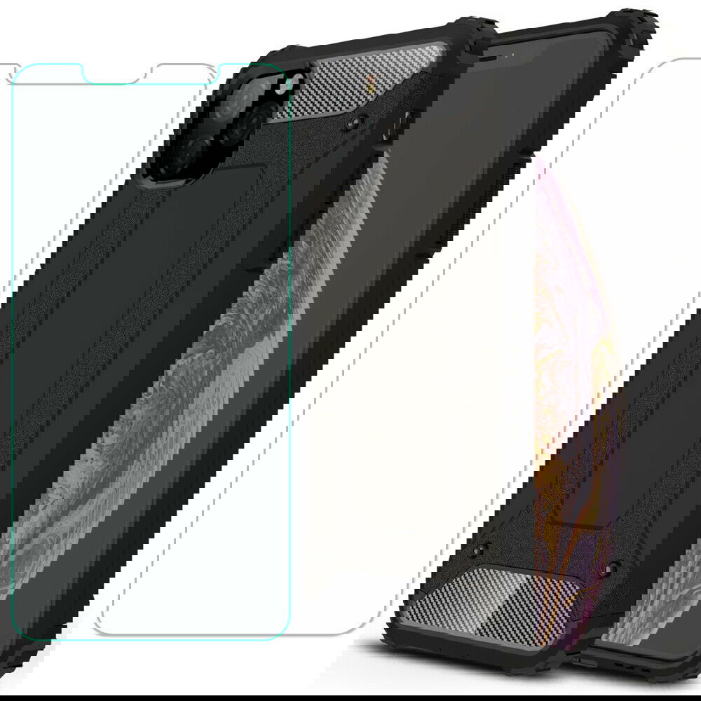 Shockproof Armor Protective Case+Tempered Glass For iPhone - carolay.co