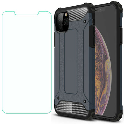 Shockproof Armor Protective Case+Tempered Glass For iPhone - carolay.co