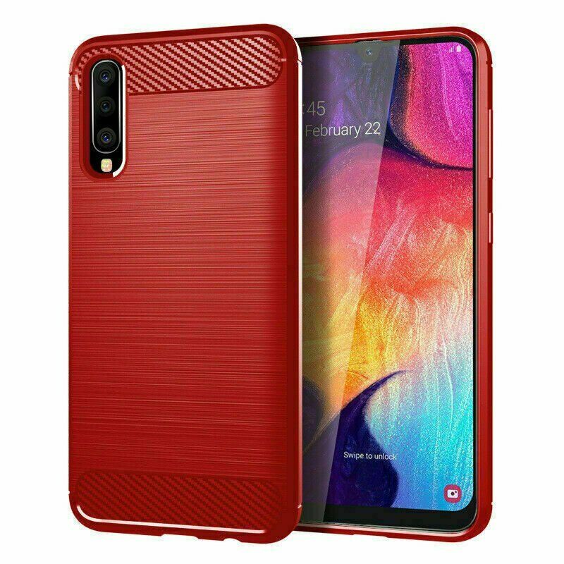 Shockproof Carbon Fiber Soft Back Case For Samsung Galaxy - carolay.co