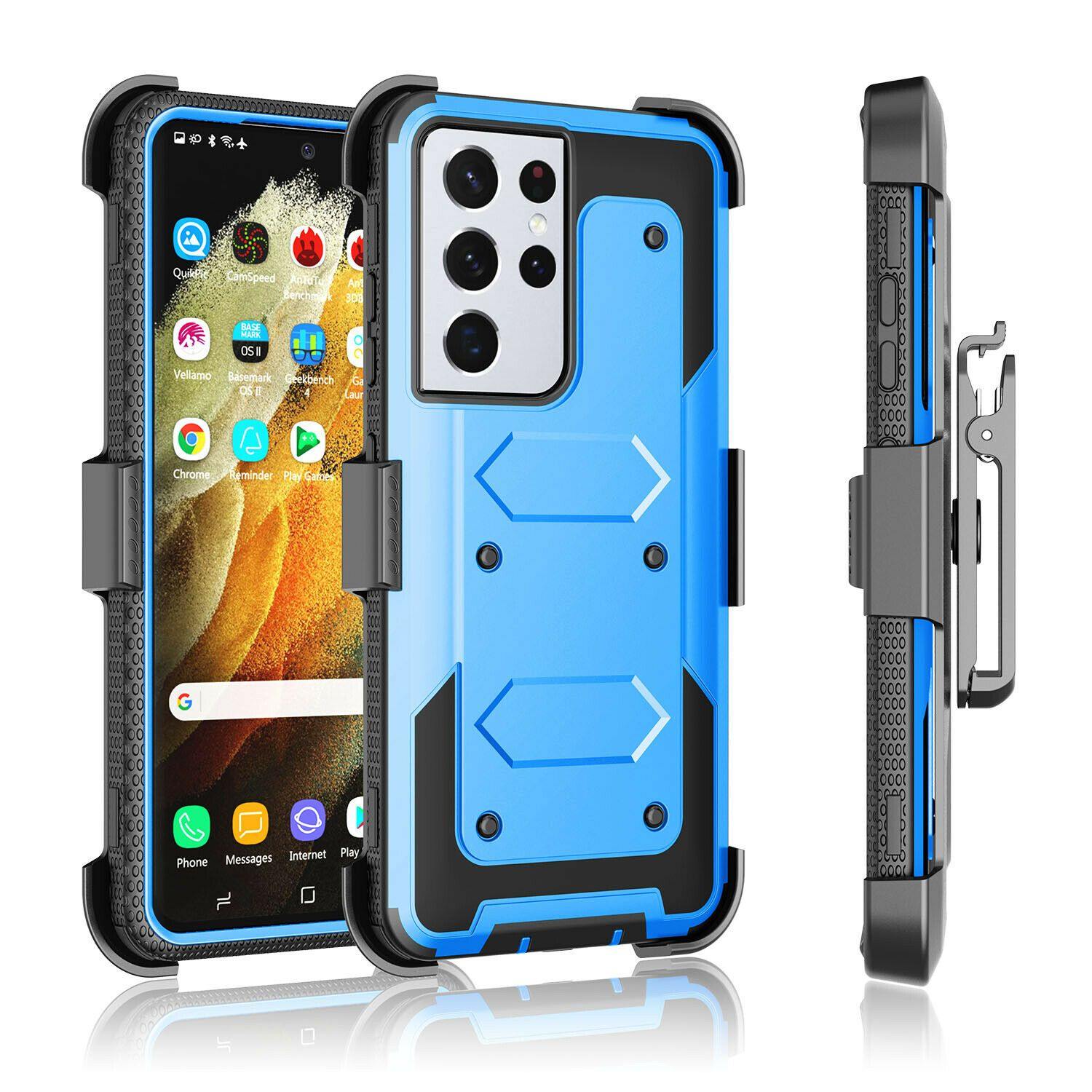Shockproof Case Belt Clip Holster for Samsung S21 Ultra 5G - carolay.co