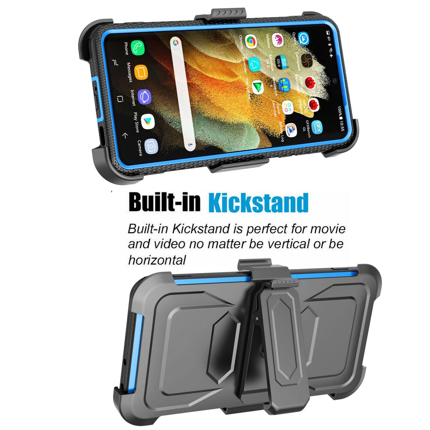 Shockproof Case Belt Clip Holster for Samsung S21 Ultra 5G - carolay.co