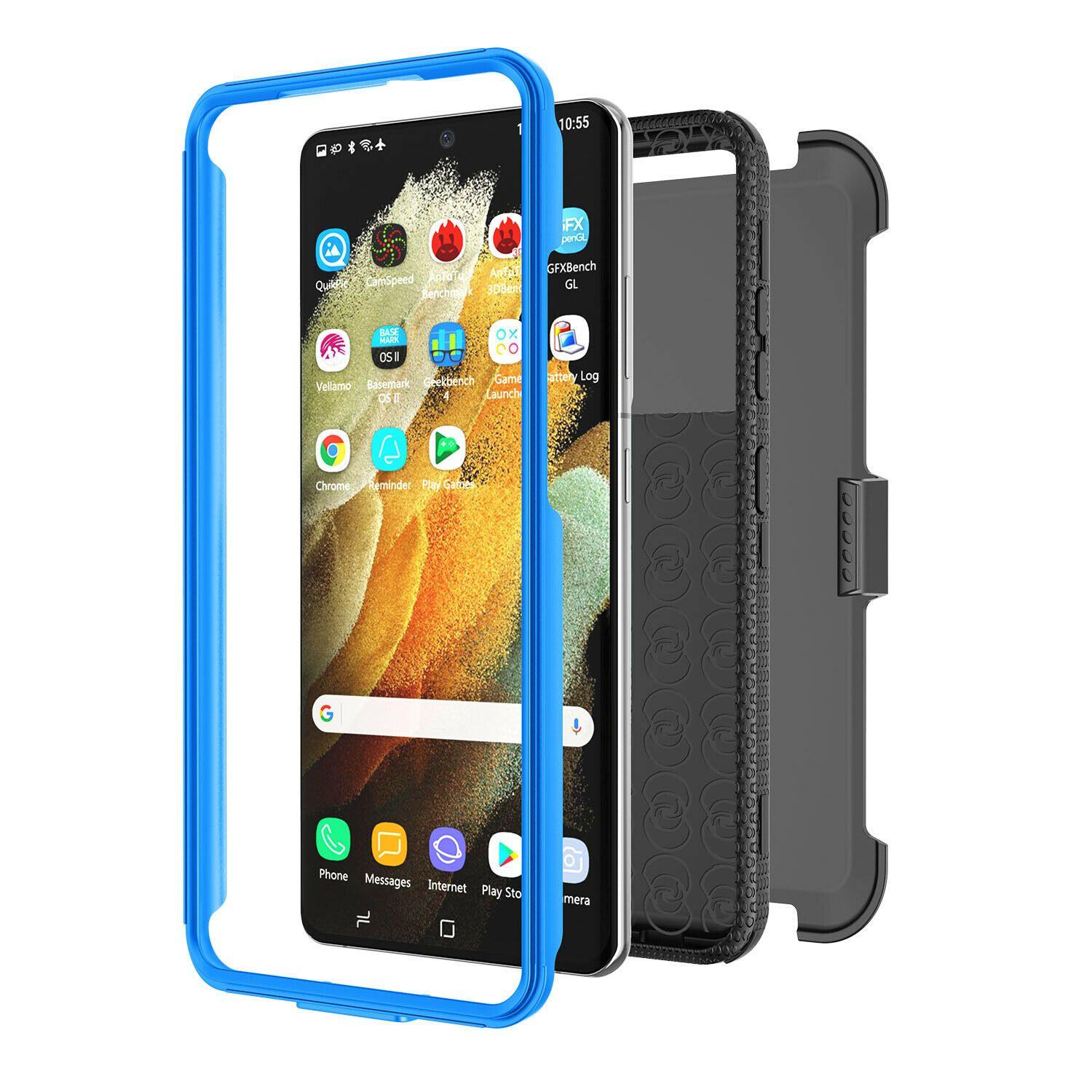 Shockproof Case Belt Clip Holster for Samsung S21 Ultra 5G - carolay.co