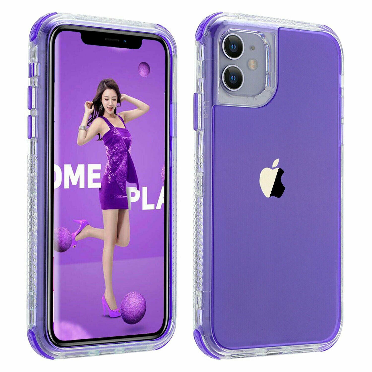Shockproof Hybrid Bumper Cover for iPhone 12 Pro Max 11 Pro Max - carolay.co