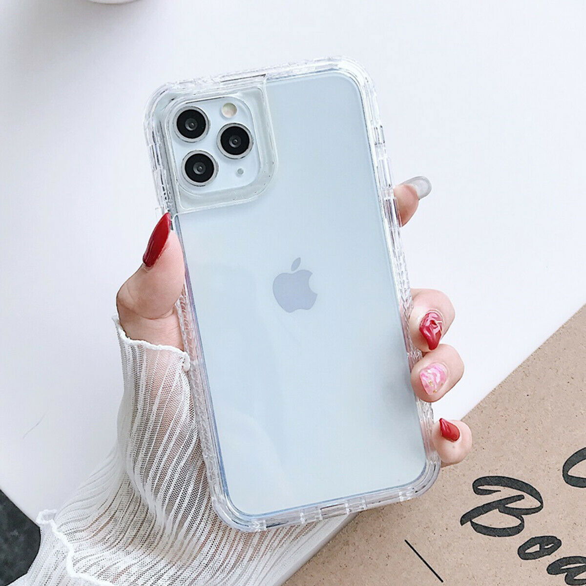 Shockproof Hybrid Bumper Cover for iPhone 12 Pro Max 11 Pro Max - carolay.co