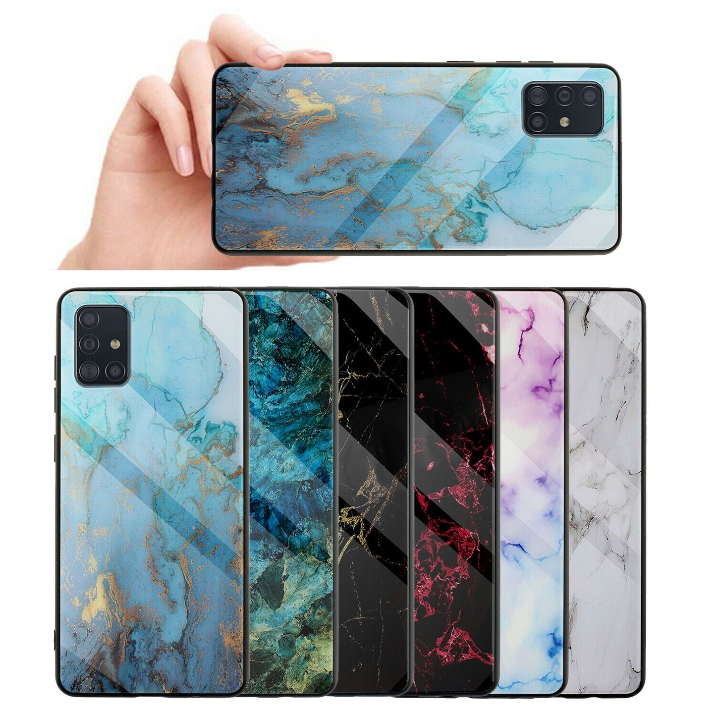 Shockproof Hybrid Tempered Glass Case for Samsung S20 - carolay.co