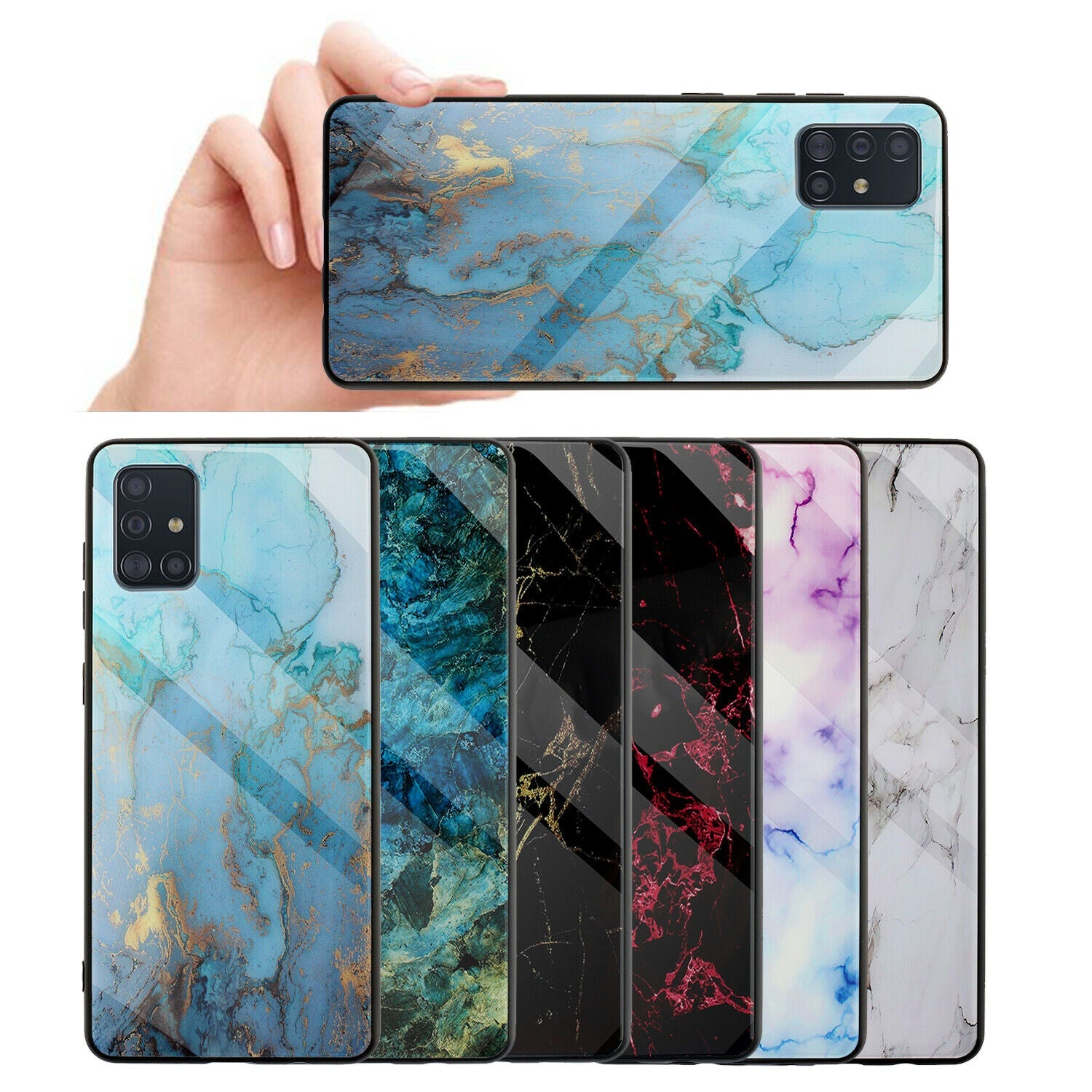 Shockproof Hybrid Tempered Glass Case for Samsung S20 - carolay.co