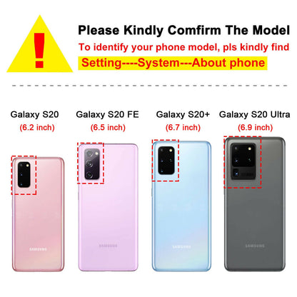 Shockproof Hybrid Tempered Glass Case for Samsung S20 - carolay.co