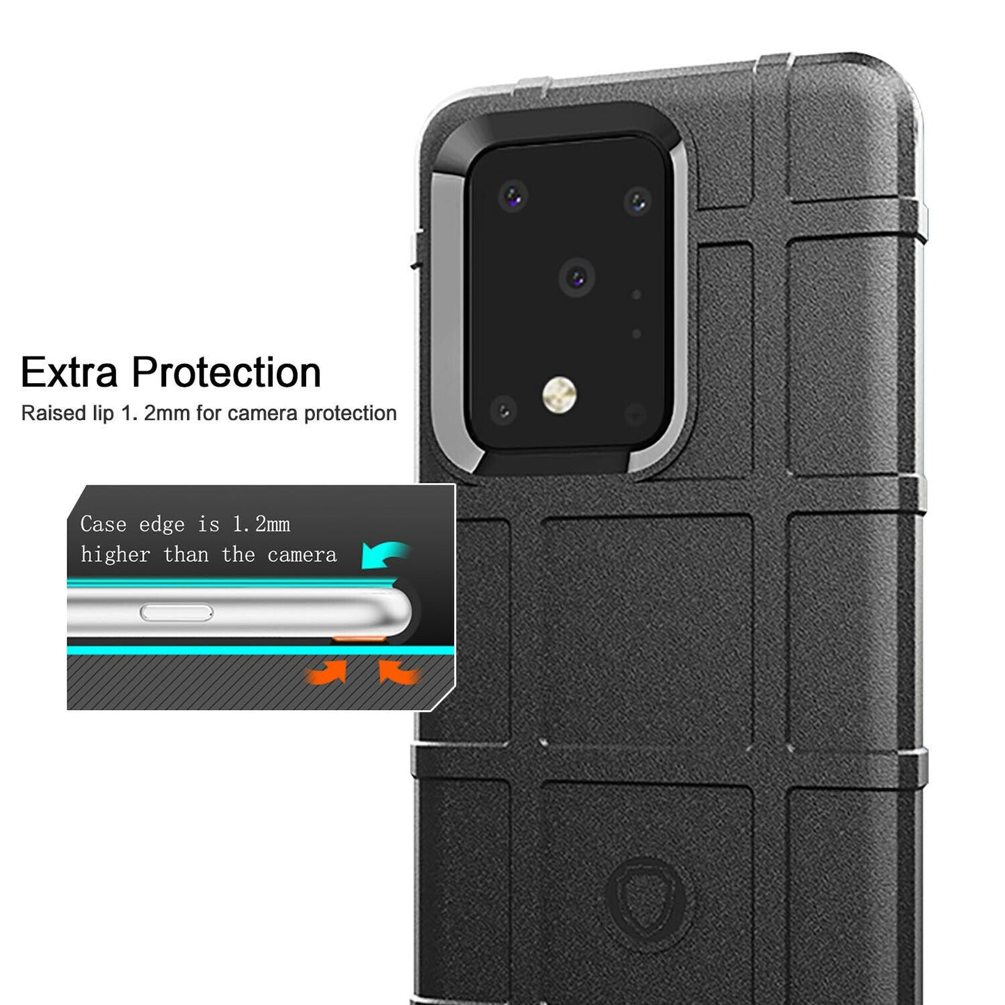 Shockproof Rugged Shield Matte Back Case for Samsung Galaxy S20 FE - carolay.co