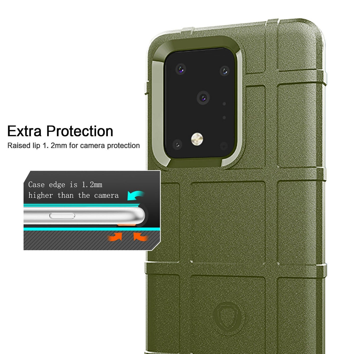 Shockproof Rugged Shield Matte Back Case for Samsung Galaxy S20 FE - carolay.co