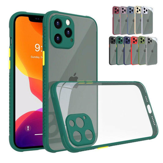 Shockproof Soft Silicone Clear Back Case For iPhone - carolay.co