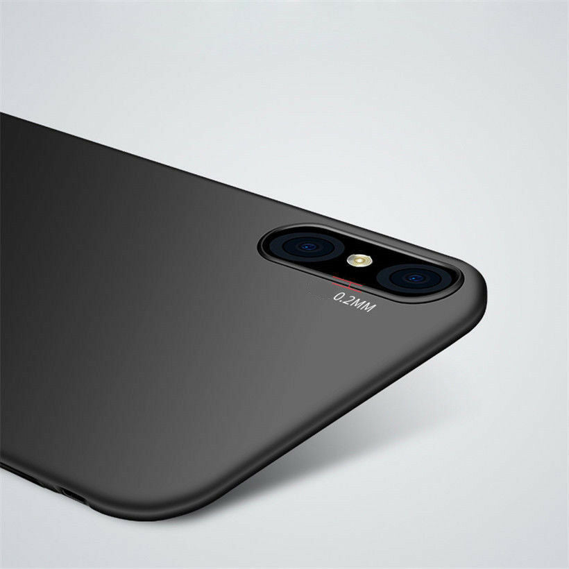 Shockproof Ultra Slim Matte Back Skin Case For iPhone - carolay.co