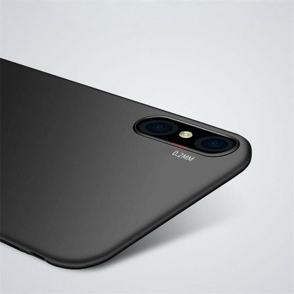 Shockproof Ultra Slim Matte Back Skin Case For iPhone - carolay.co