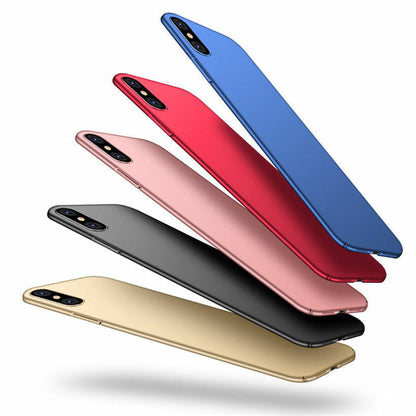 Shockproof Ultra Slim Matte Back Skin Case For iPhone - carolay.co