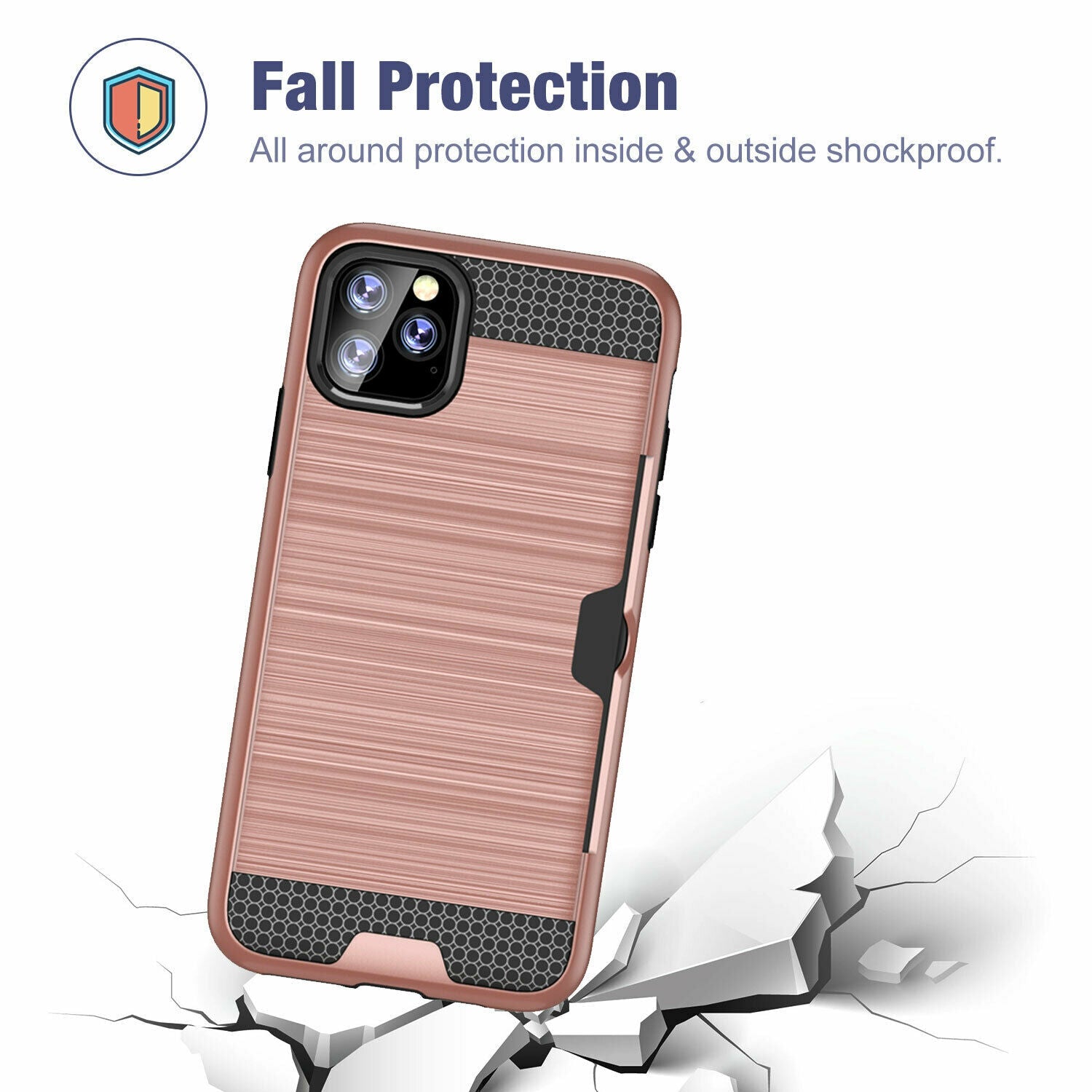 Shockproof Wallet Credit Card Pocket Holder Case For iPhone - carolay.co