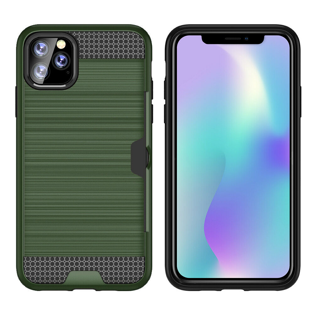 Shockproof Wallet Credit Card Pocket Holder Case For iPhone - carolay.co