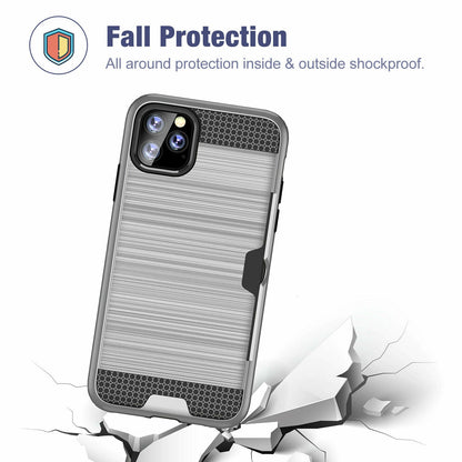 Shockproof Wallet Credit Card Pocket Holder Case For iPhone - carolay.co