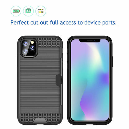 Shockproof Wallet Credit Card Pocket Holder Case For iPhone - carolay.co