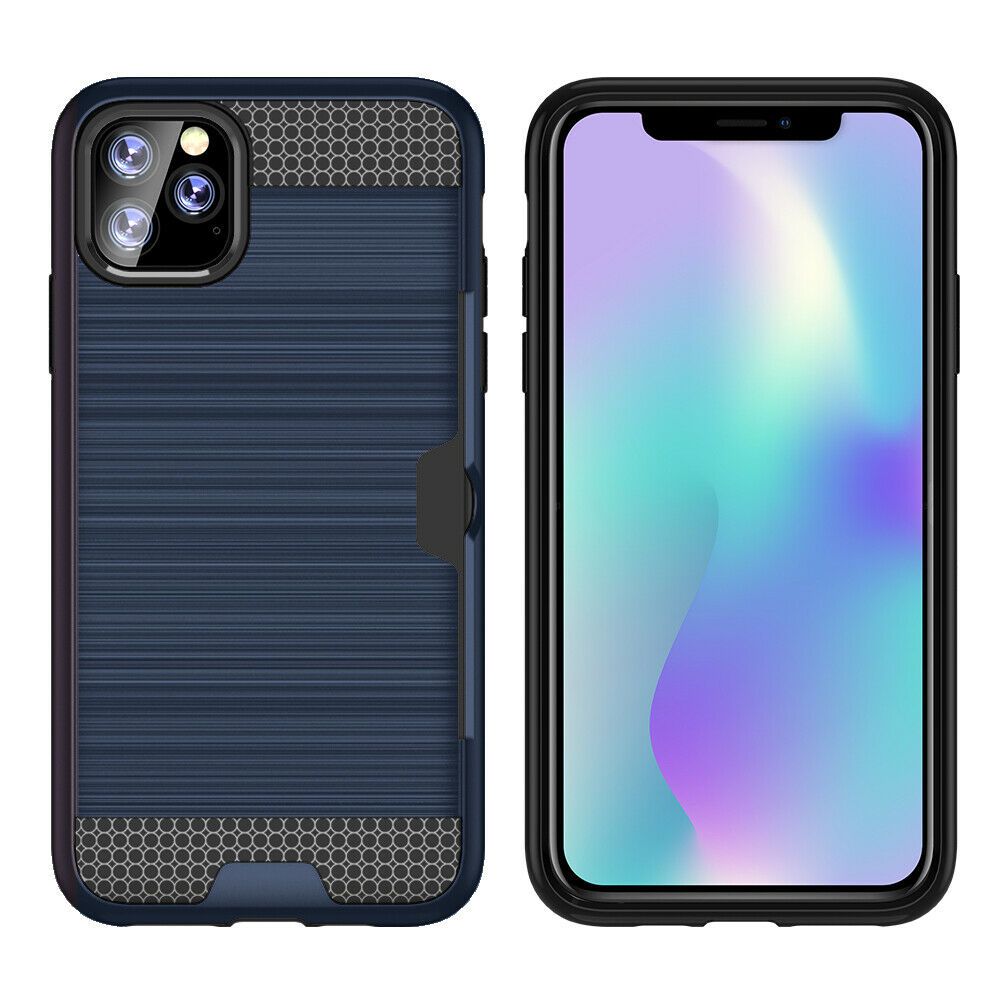 Shockproof Wallet Credit Card Pocket Holder Case For iPhone - carolay.co